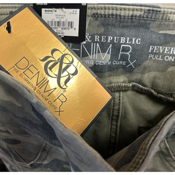 Rock & Republic Fever Pull-On Legging Pants Super Skinny SIZE 6M NWT! - Picture 4 of 5